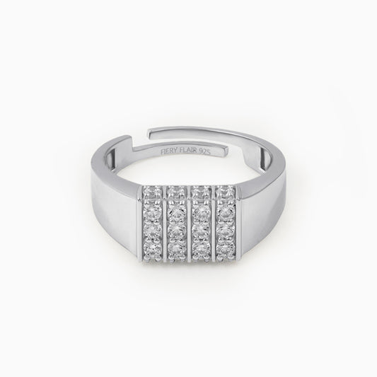 925 Silver Stamped Men's Ring