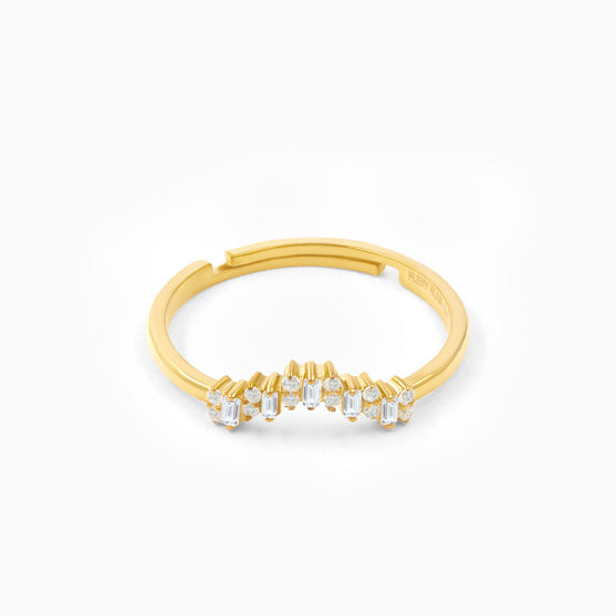 Crown Design Silver Ring