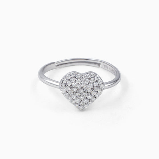 Heart Silver Ring