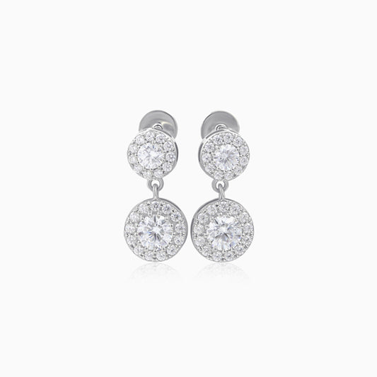 925 Silver Solitaire Drop Earring