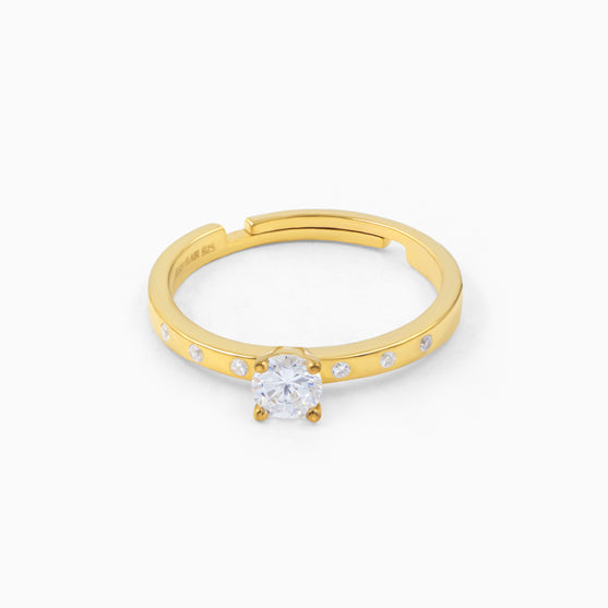 Sterling Silver Solitaire Ring
