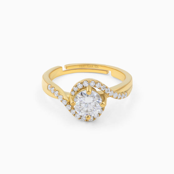 Solitaire Silver Designer Ring