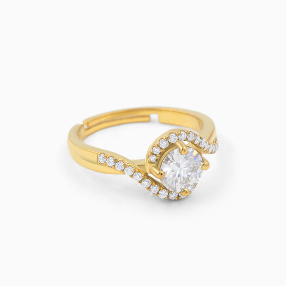Solitaire Silver Designer Ring