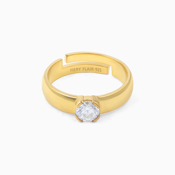 Solitaire 925 Silver Band