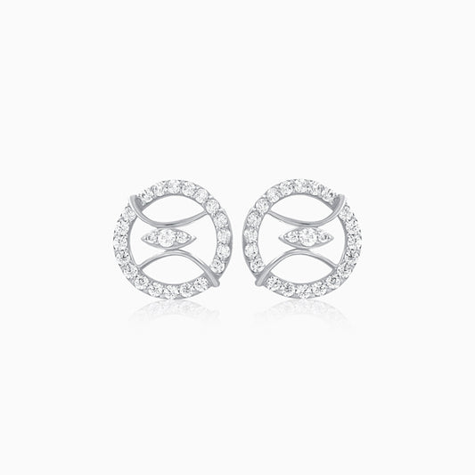 Enchanting Silver Stud Earring