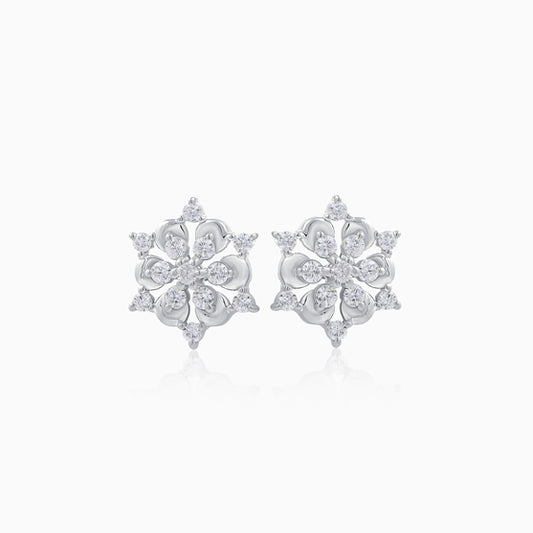Star Shape Sterling Silver Stud Earring