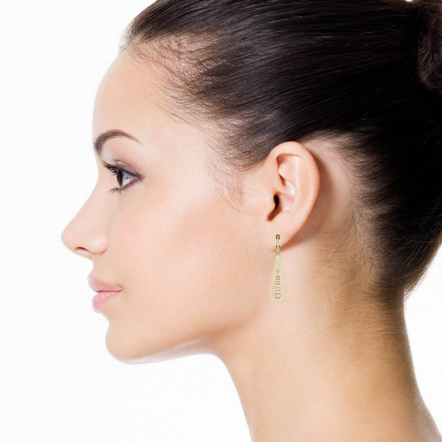 Sterling Silver Long Drop Earrings