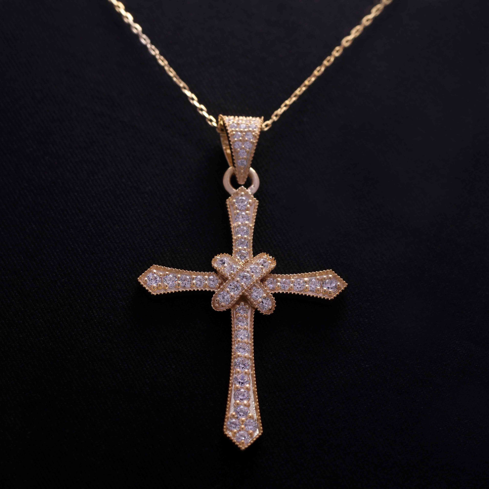 Holy Cross Silver Pendant Necklace