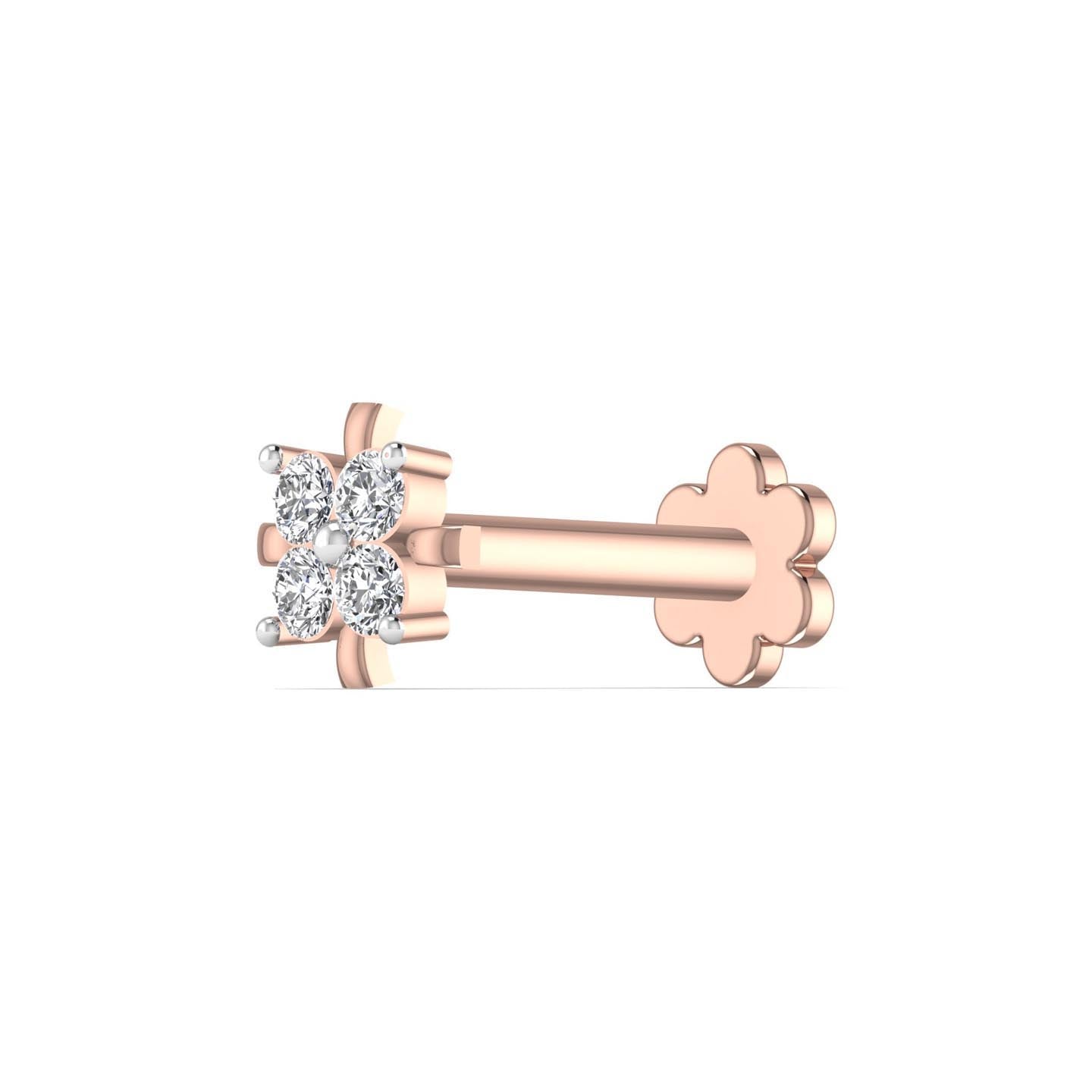 diamond nose pin