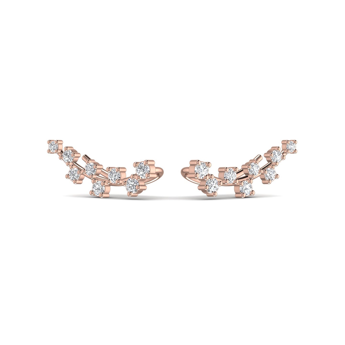 Diamond Gold Stud Earring