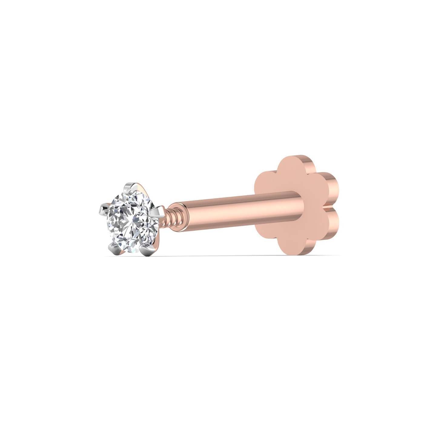 Solitaire Diamond Nose Pin