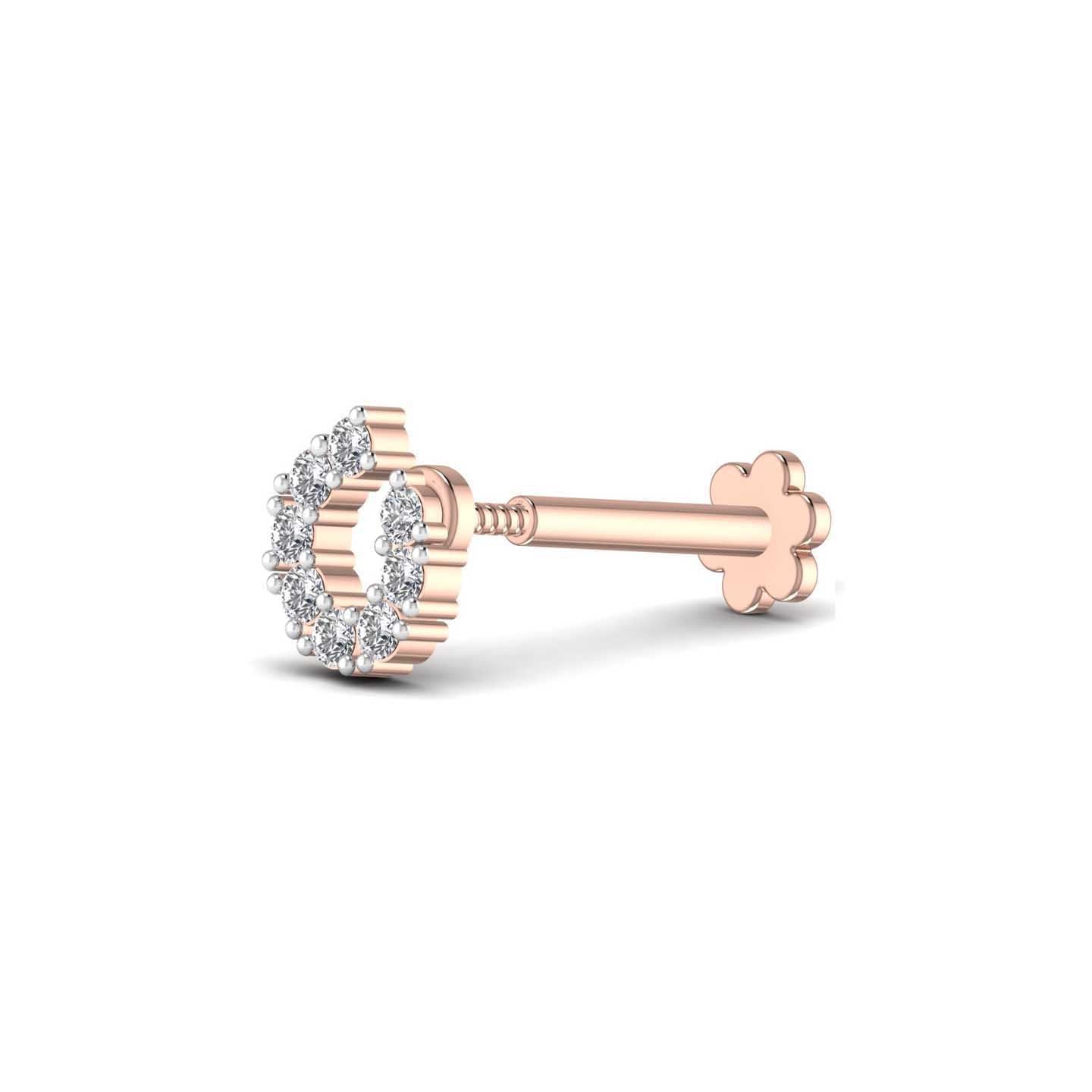 diamond nose pin