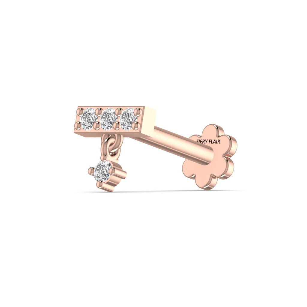 Lab Diamond Nose Pin