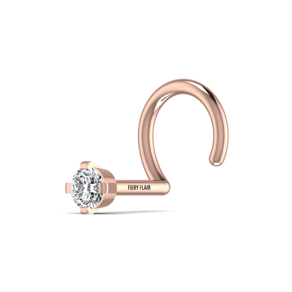 Solitaire Diamond Nose Pin