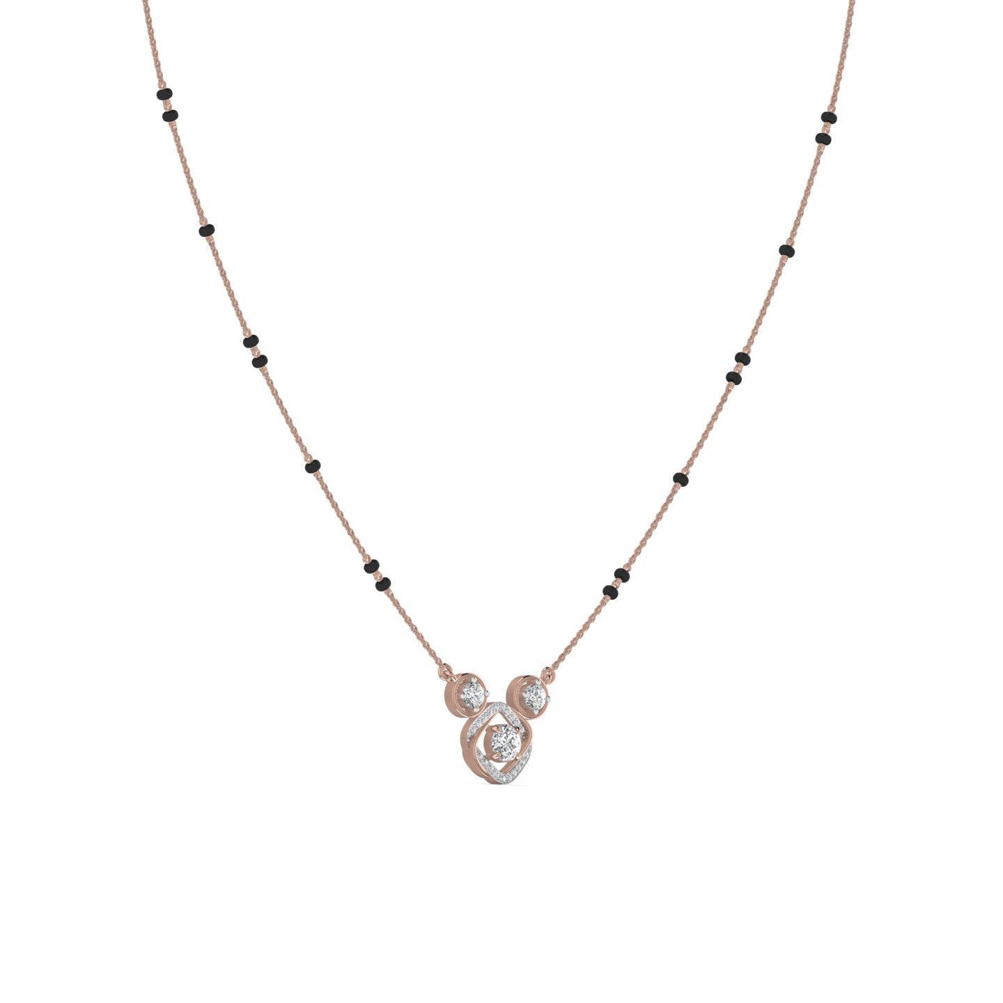 Solitary Silver Mangalsutra