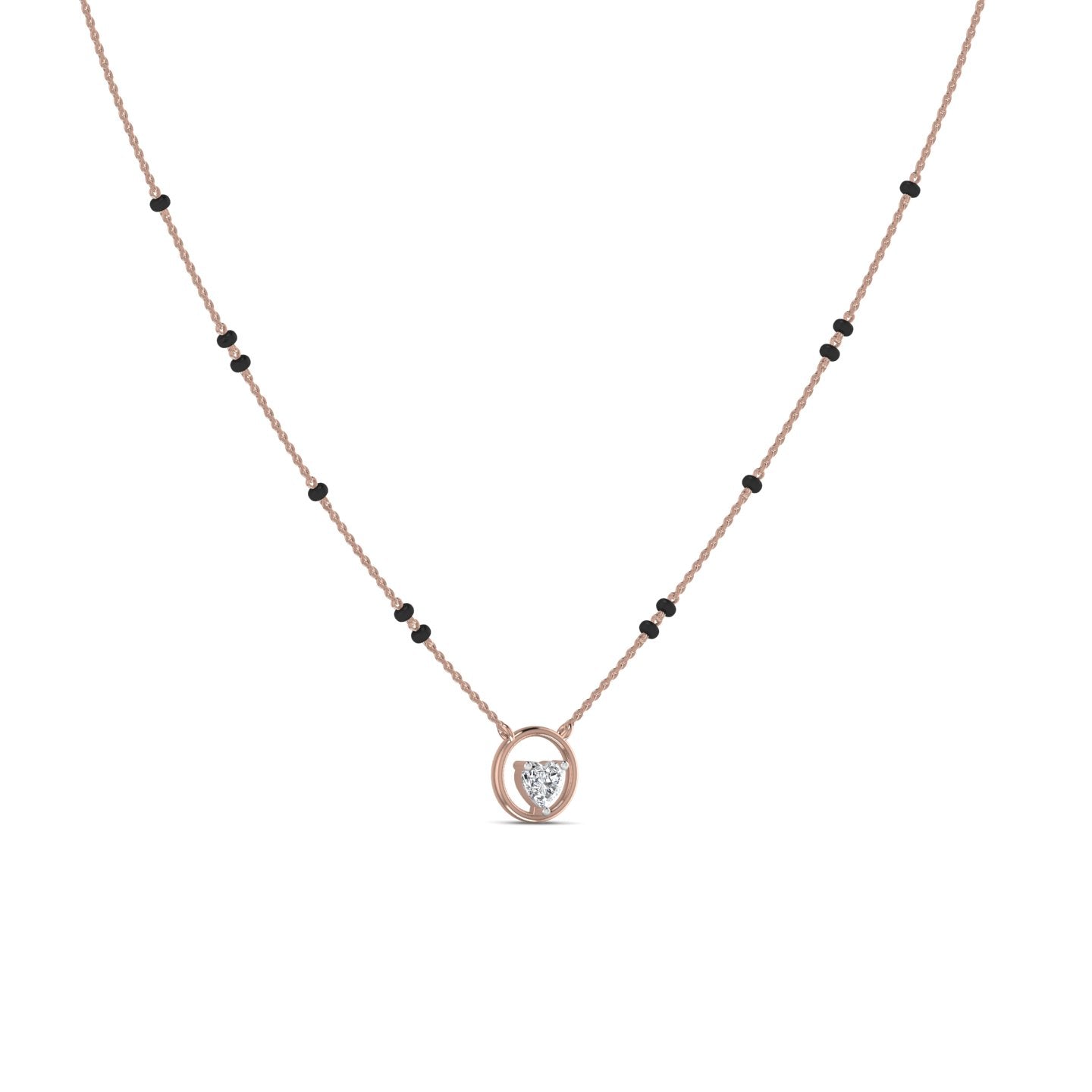 Lab Diamond Gold Mangalsutra