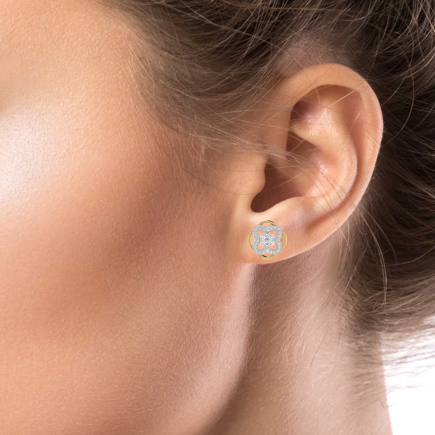Silver Stud Earring