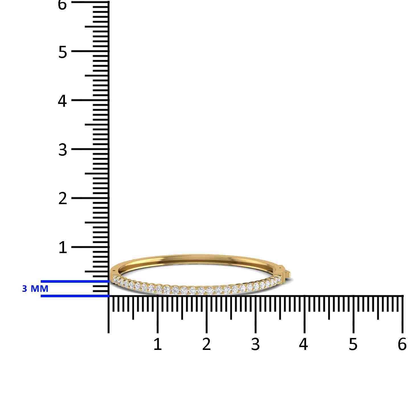 Eternity Gold Diamond Bracelet