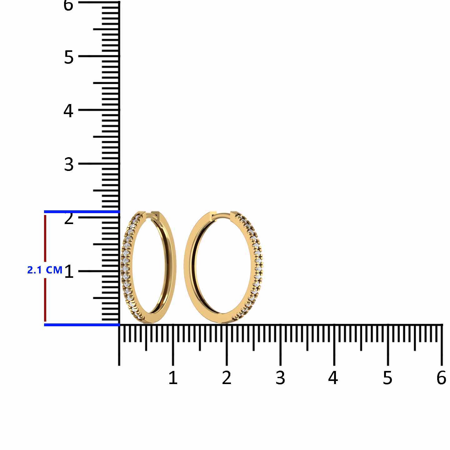 Silver Hoop Earring