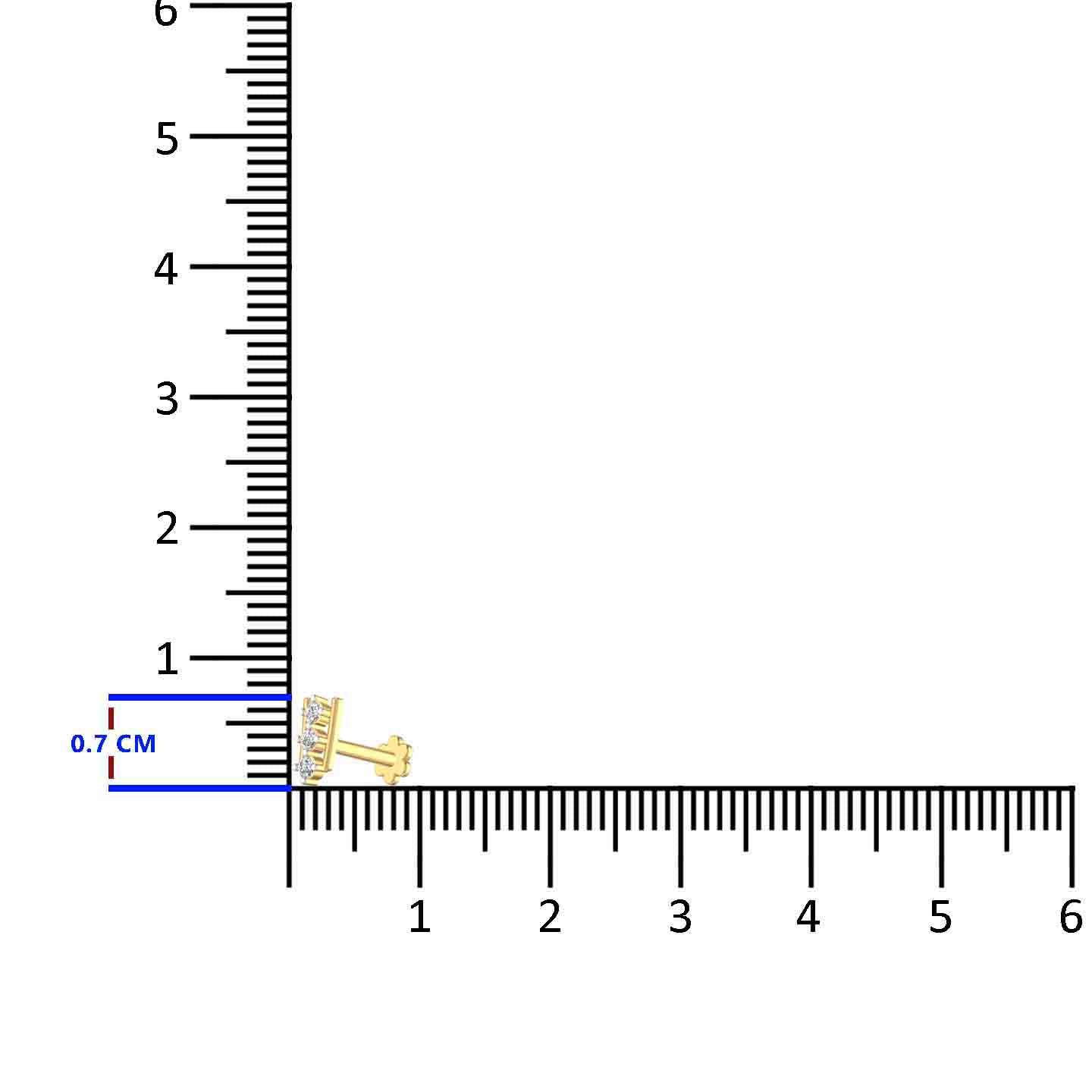 Diamond Nose Pin