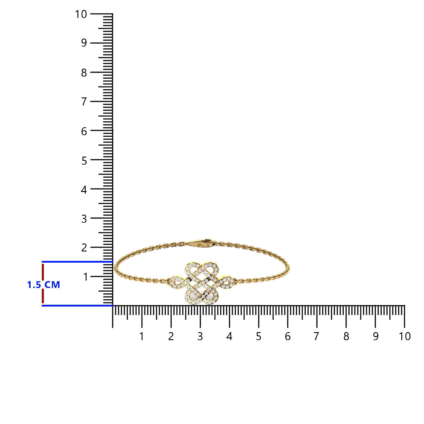 Love Knot Silver Bracelet