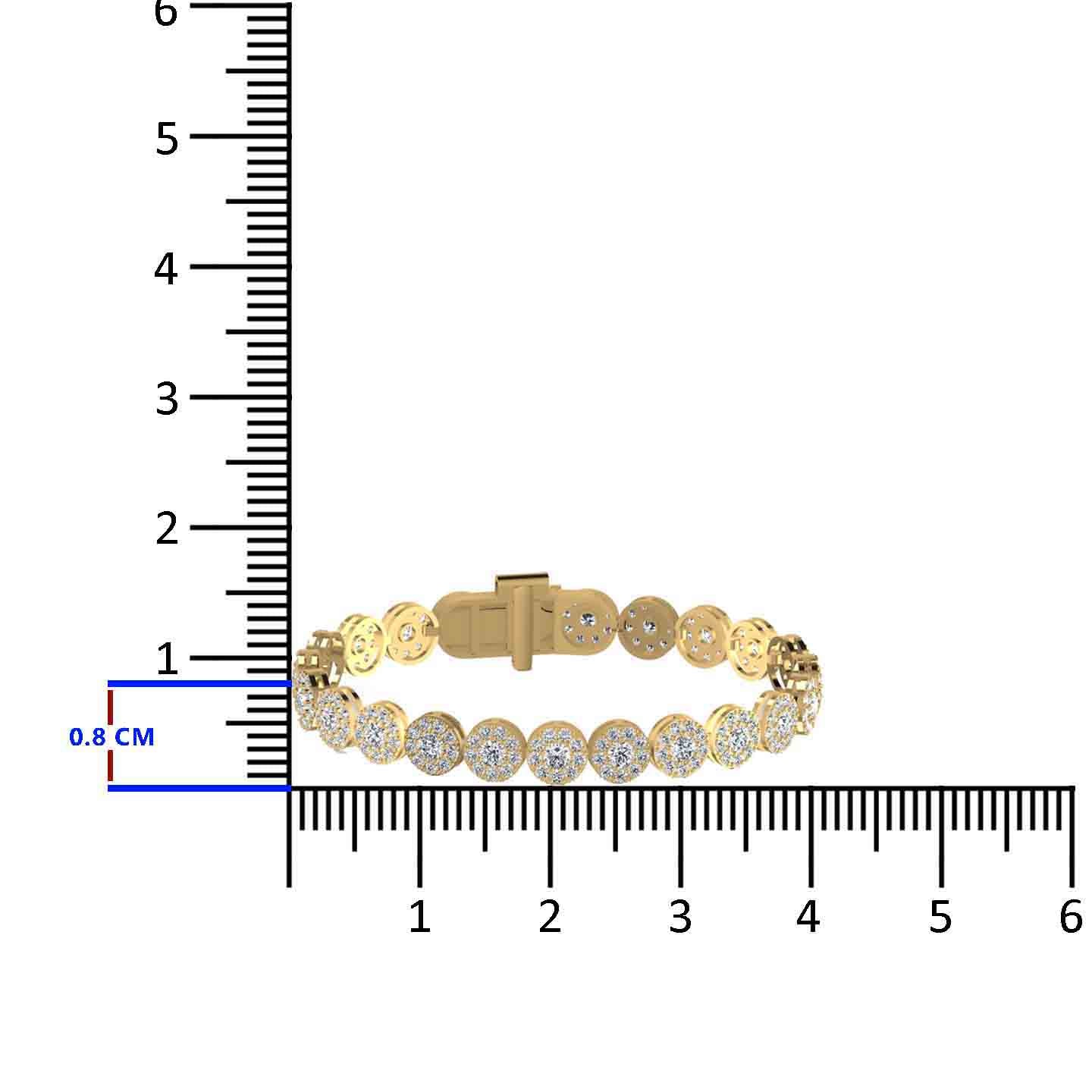 Sterling Silver 925 Charm Bracelet