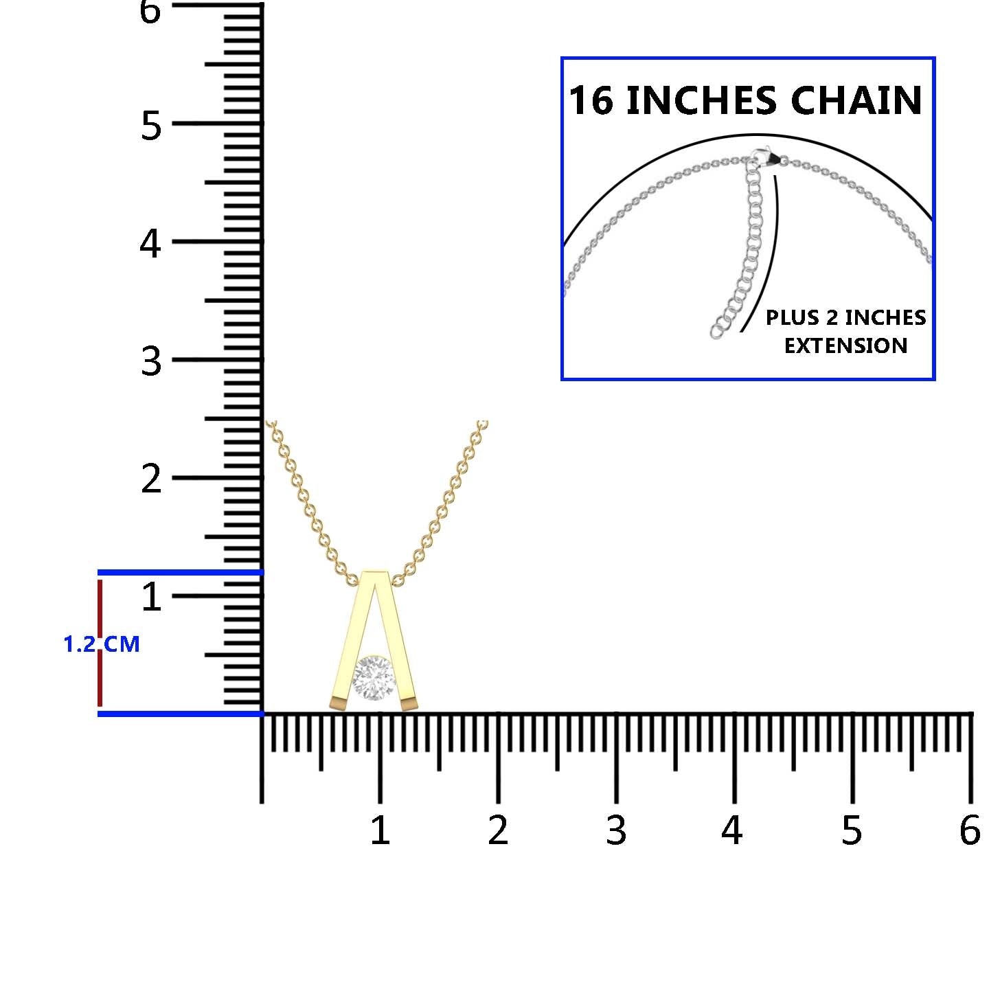 Single Stone Silver Pendant Necklace