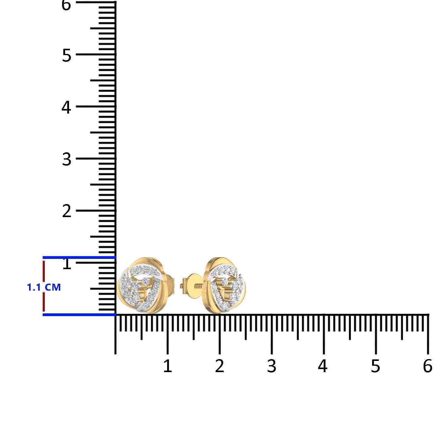 Silver Stud Earring