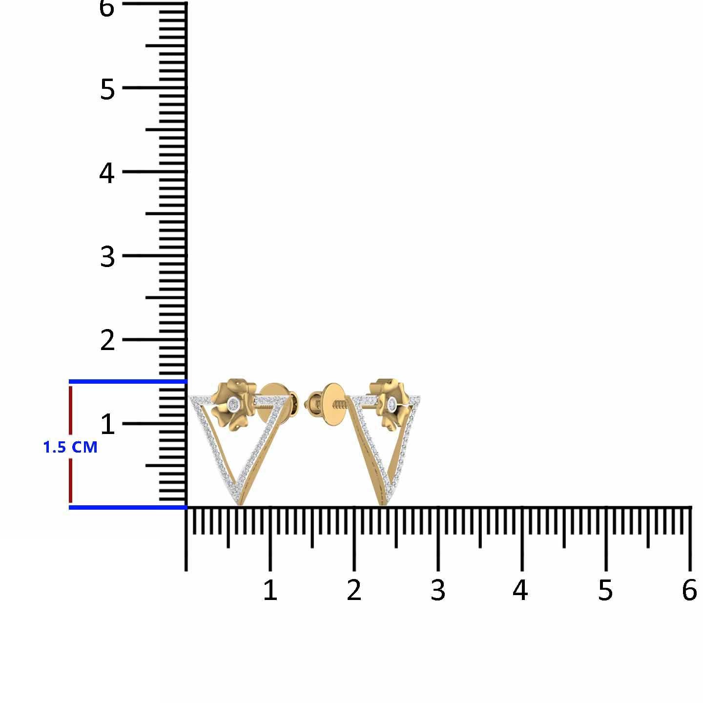 Silver Mystical Stud Earrings