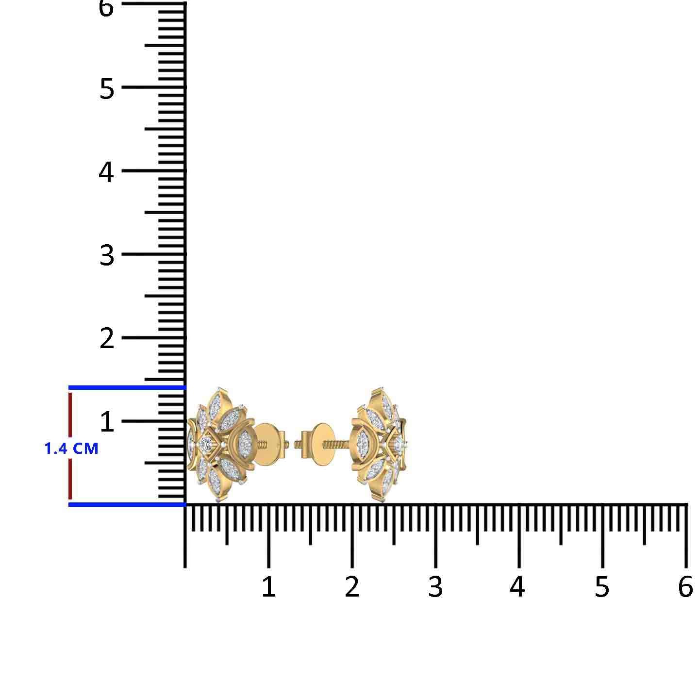 Silver Stud Earring