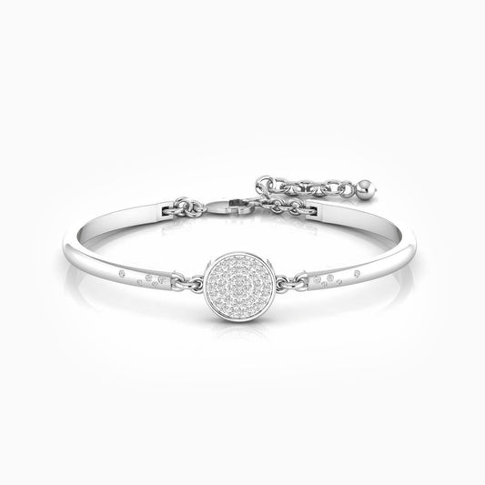 Elegant Silver Adjustable Bracelet