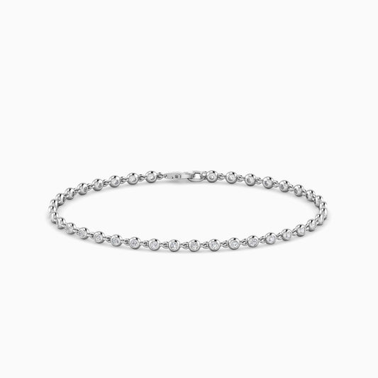 Silver Celestial Tennis Bracelet