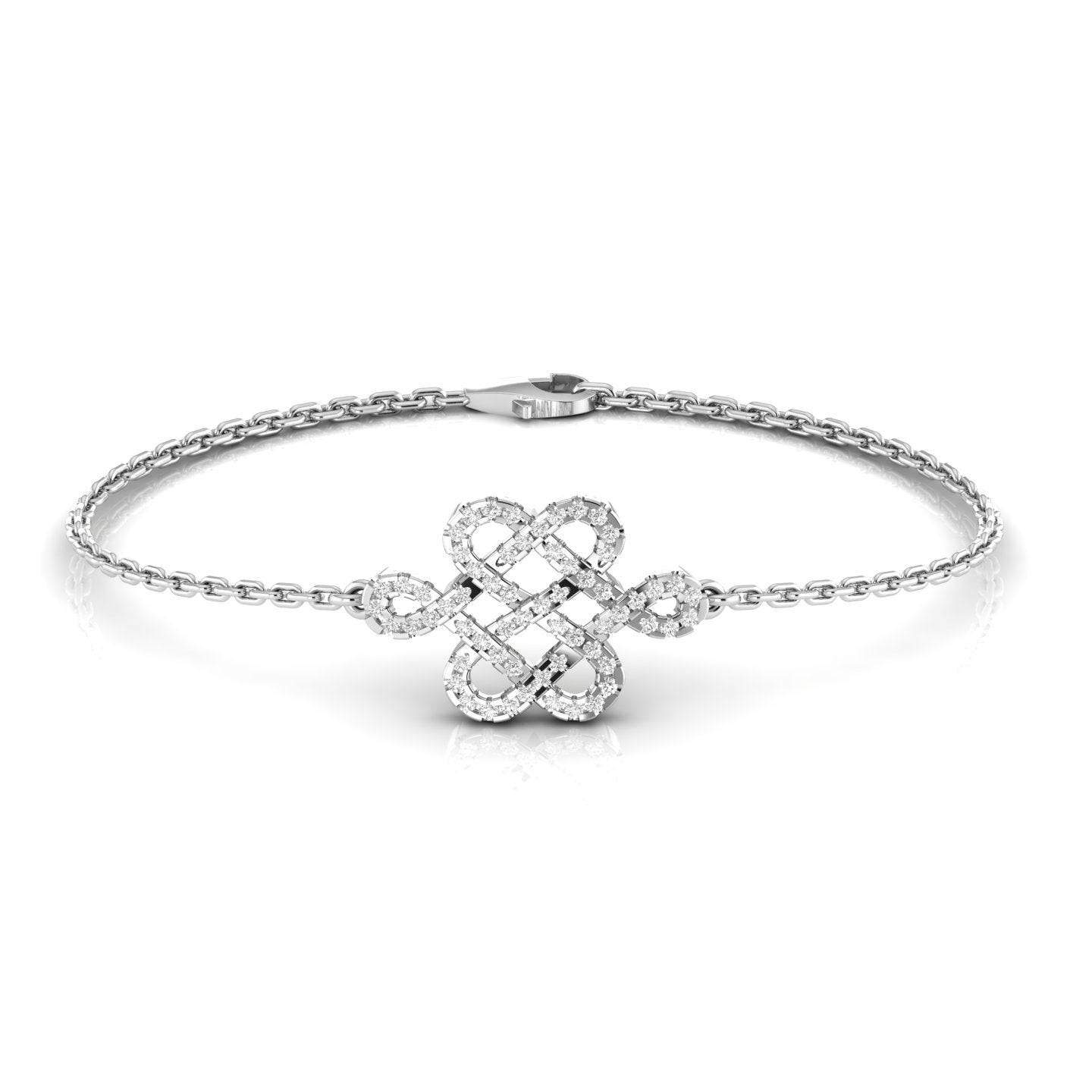 Love Knot Diamond Bracelet