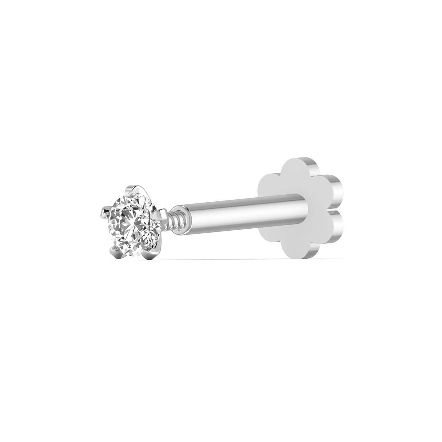 Solitaire Diamond Nose Pin