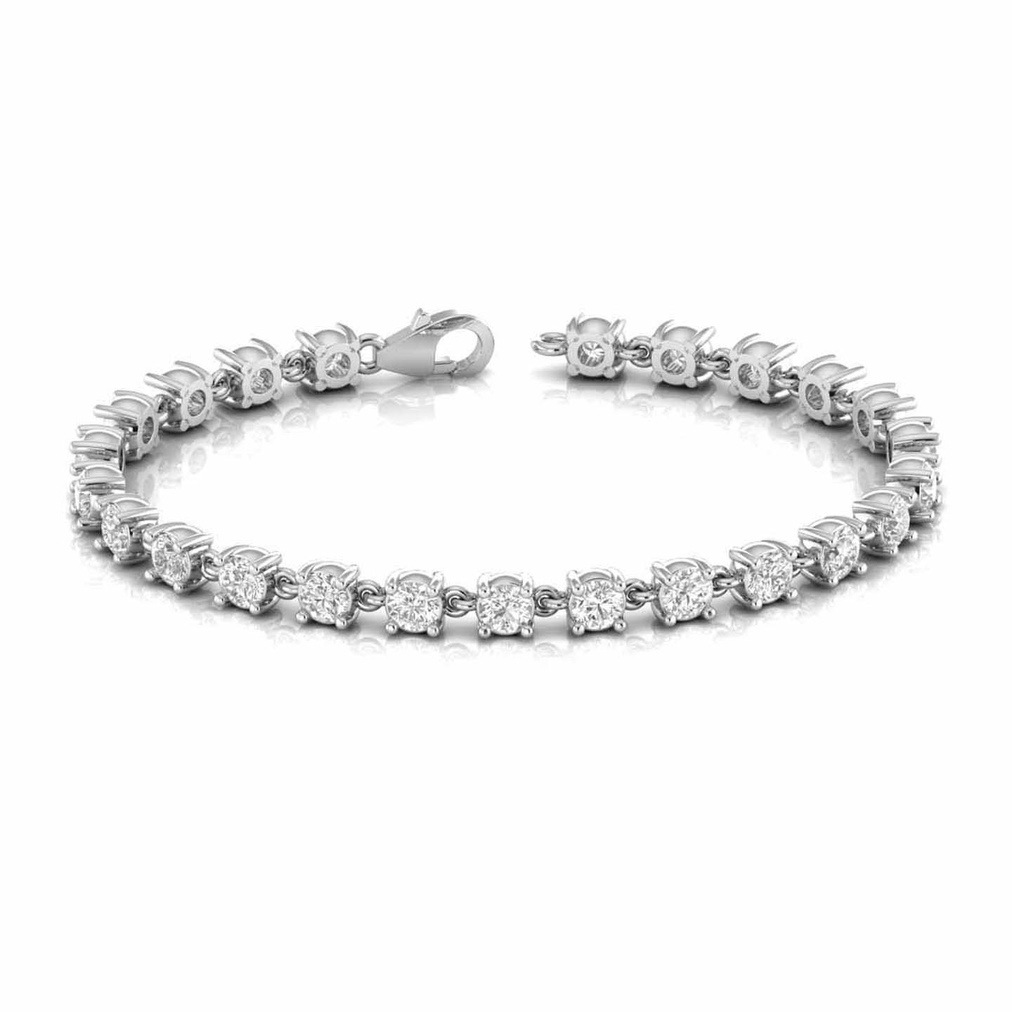 Lab Diamond Tennis Bracelet