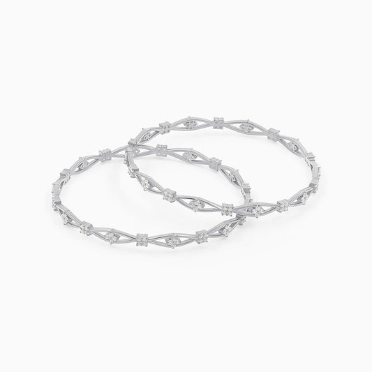 Infinity Sterling Silver Bangle
