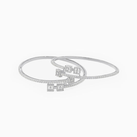Elegant Stylish 925 Silver Bangle