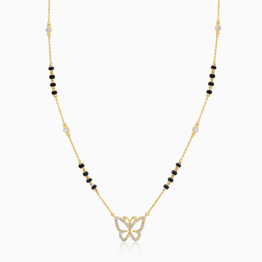 ButterFly Design Silver Mangalsutra