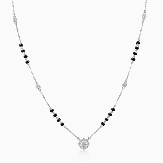 Classy Silver Station Mangalsutra