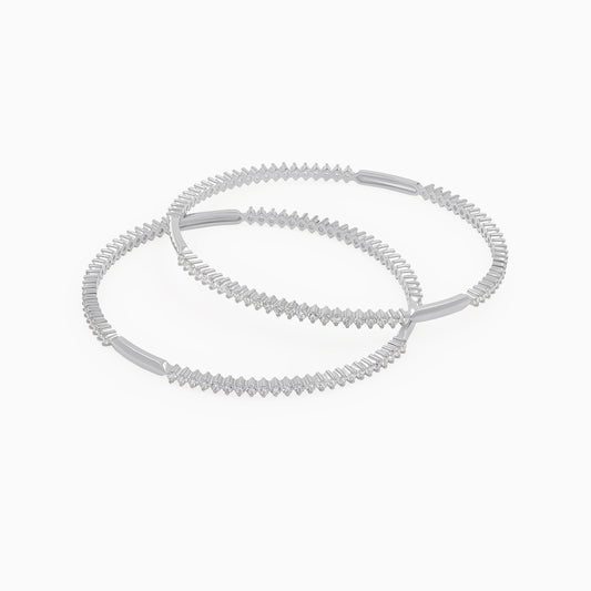 Light Weight Silver Bangle