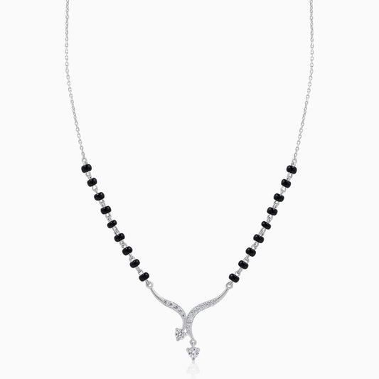 Divine Silver Mangalsutra