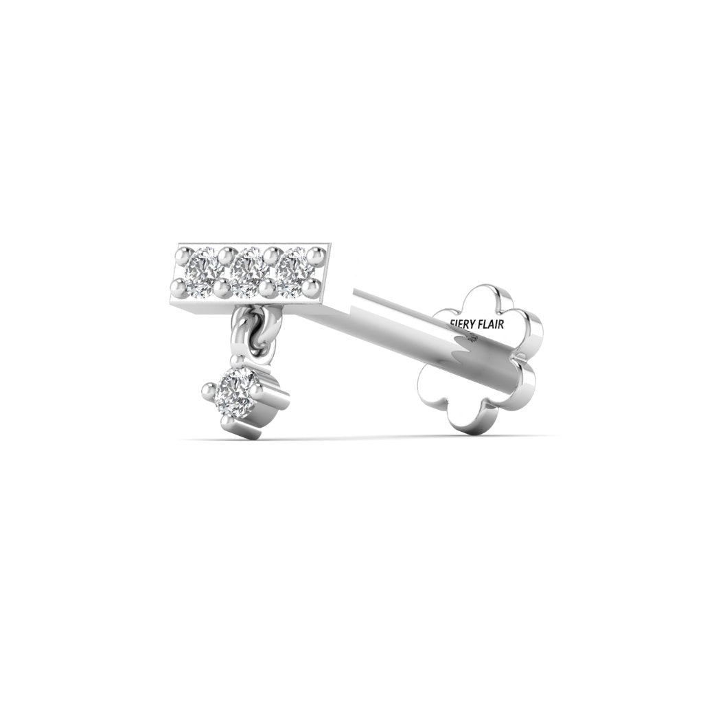 Lab Diamond Nose Pin