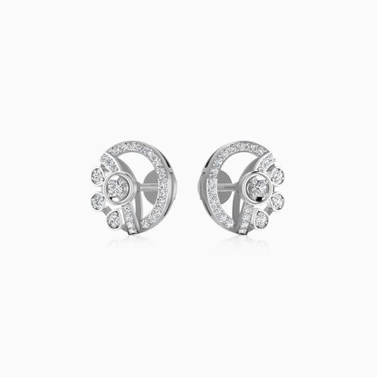 Exquisite Silver Stud Earring