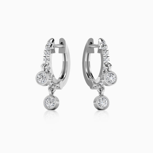 Sterling Silver 925 Hoop Earring
