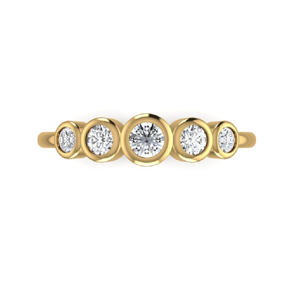 Five Stone Diamond Ring