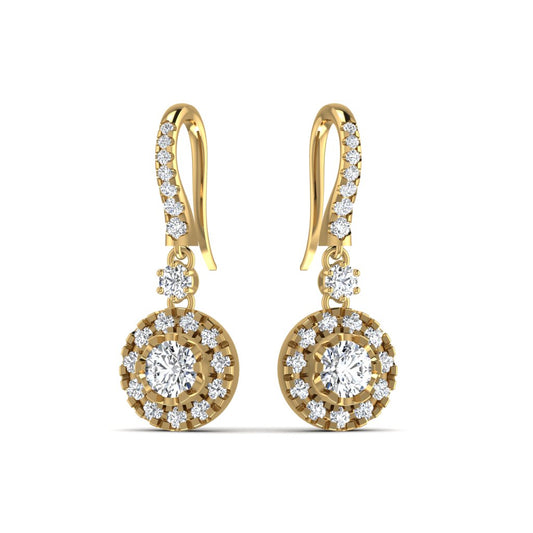 Diamond Drop Earring