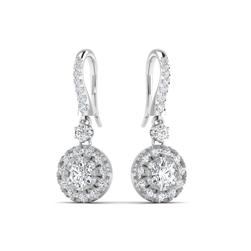 Diamond Drop Earring