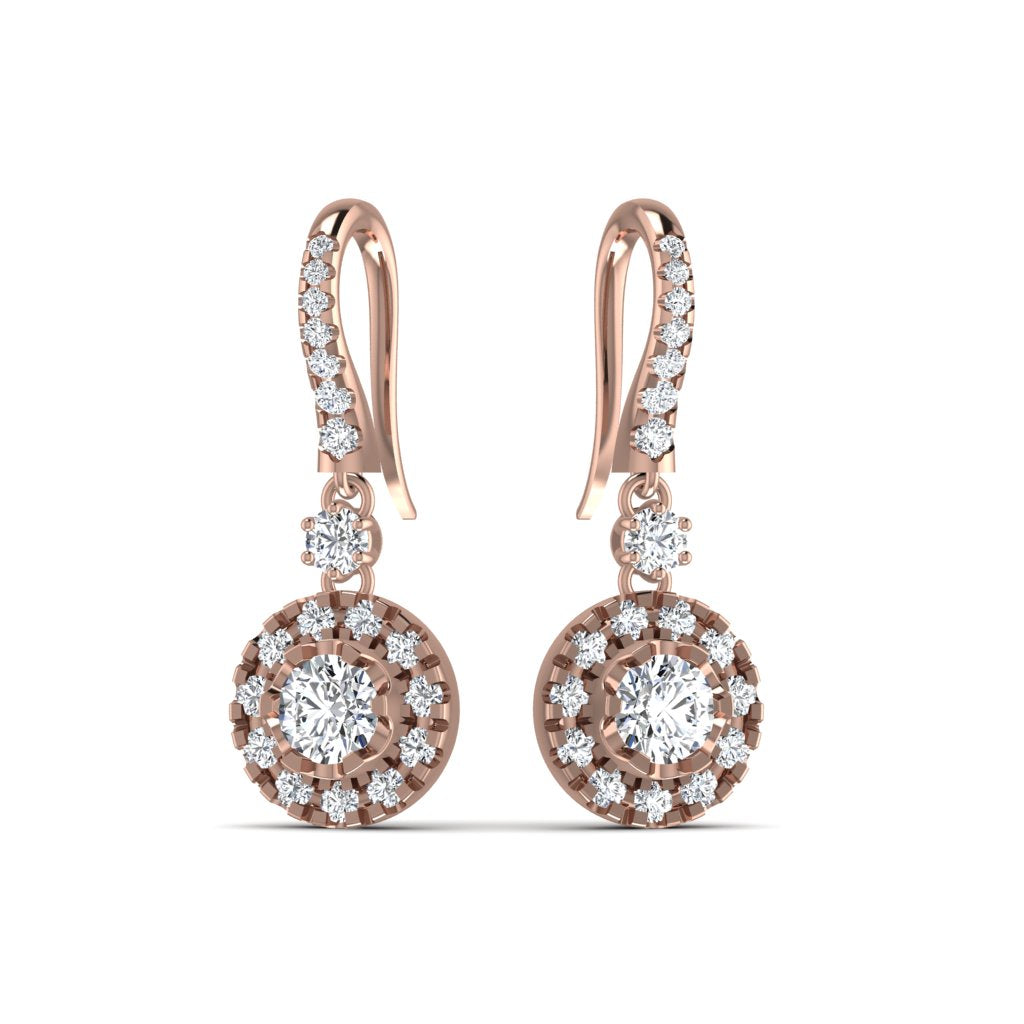 Diamond Drop Earring