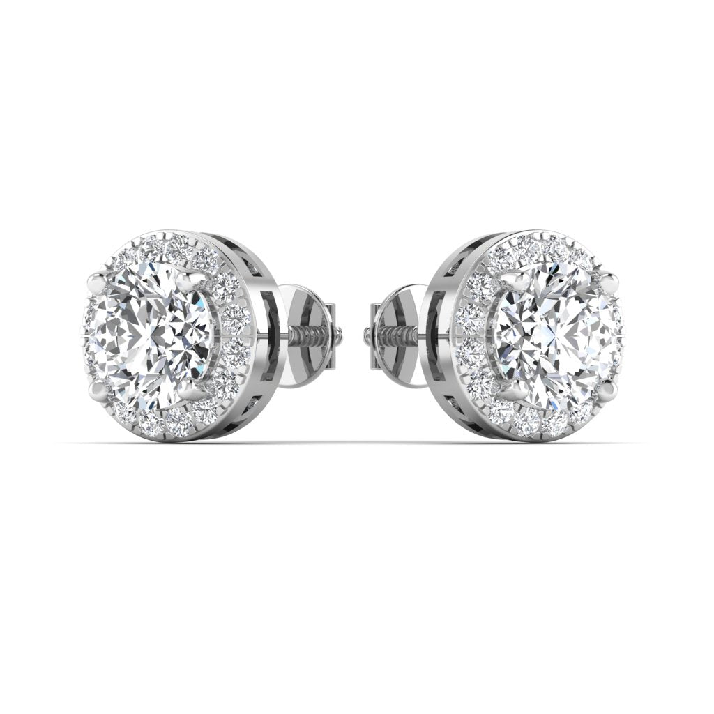 Diamond Sparky Gold Stud Earring
