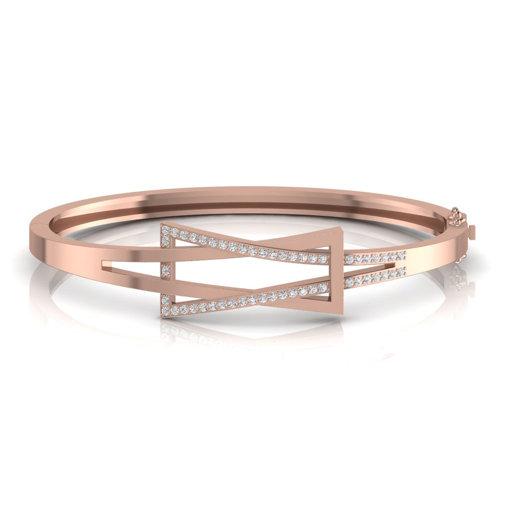 Geometric Silver Bracelet